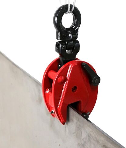 Vertical Plate Lifting Clamp,1760lbs Capacity Heavy Duty Steel Plate Clamp 0.8T with 0.8 Inch Jaw Opening, Industrial Lifting Clamp for Sheet Metal and Steel Plate Handling in Saudi Arabia