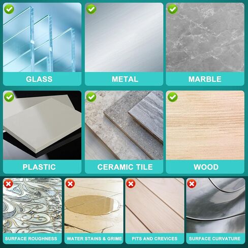 Wayona 2 حزمة من أكواب الشفط شديدة التحمل للنوافذ الزجاجية، أداة يدوية لشفط البلاط مقاس 8 بوصات مع مقياس ضغط جوي، سعة رفع 882 رطلًا للزجاج والسيراميك الكبير، معتمدة من CE in Kuwait