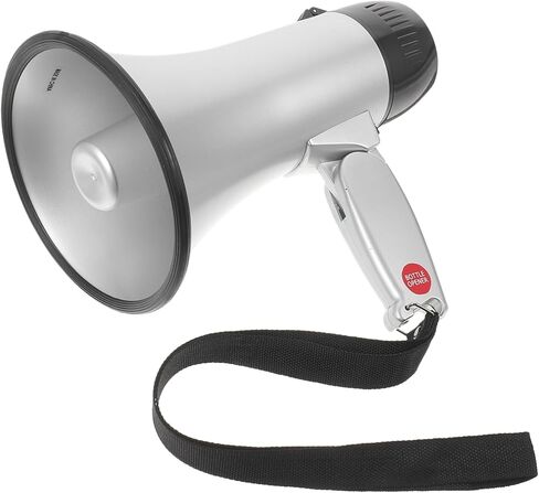 POPETPOP 25W مكبر الصوت المحمول Bullhorn 240s تصميم مقاوم للماء لمناسبات التشجيع وإعلانات السلامة in Saudi Arabia