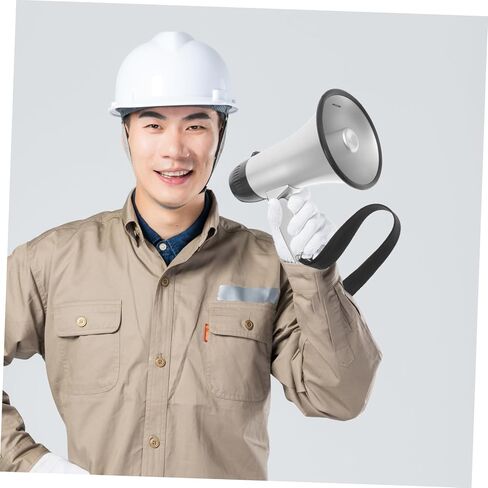 POPETPOP 25W مكبر الصوت المحمول Bullhorn 240s تصميم مقاوم للماء لمناسبات التشجيع وإعلانات السلامة in Saudi Arabia