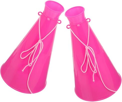 VICASKY Portable Plastic Cheer Megaphones of Loud Noisemakers for Sports Events Parties Game Cheering Cheer in Saudi Arabia