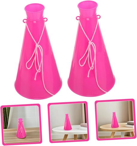 VICASKY Portable Plastic Cheer Megaphones of Loud Noisemakers for Sports Events Parties Game Cheering Cheer in Saudi Arabia