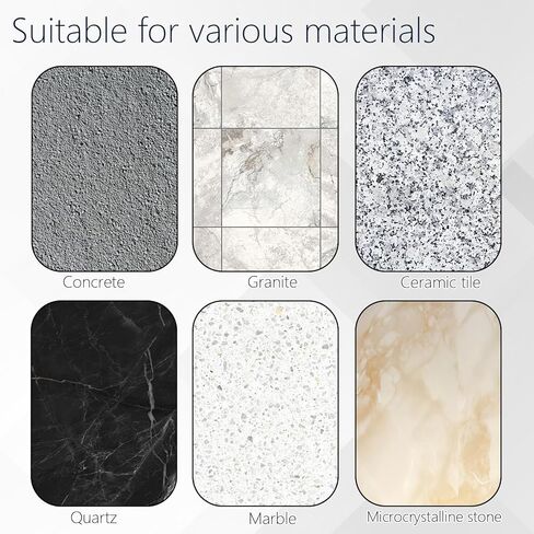 قطعتان من رؤوس المثقاب الأساسية الماسية 3 في 1 - فتاحة فتحات 20 مم/ 35 مم/ 50 مم مع خيط M10 وقضيب تحويل للرخام والبلاط والخرسانة والجرانيت والكوارتزيت in Kuwait