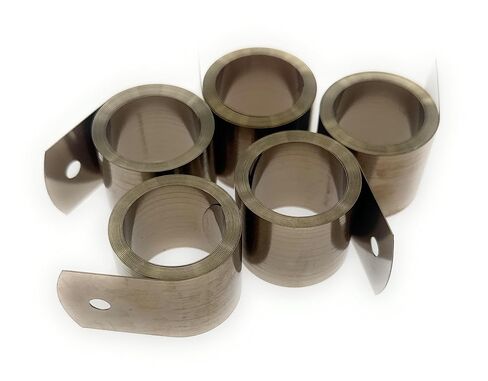 SUS301 زنبرك ثابت القوة، حمل 7.91 رطل، معرف 0.88 بوصة، OD 1.20 بوصة، سمك المادة 0.0118 بوصة، عرض المادة 1 بوصة، الطول الممتد 30 بوصة، الطول الإجمالي 39 بوصة، عبوة من 5 قطع in Kuwait