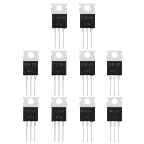 MECCANIXITY BT138S-600E BT138-600 BT138 ترانزستورات MOSFET 12A 600V TO-252 للأدوات الإلكترونية الأجهزة المنزلية الذكية بدون طيار، 10 قطع in Saudi Arabia
