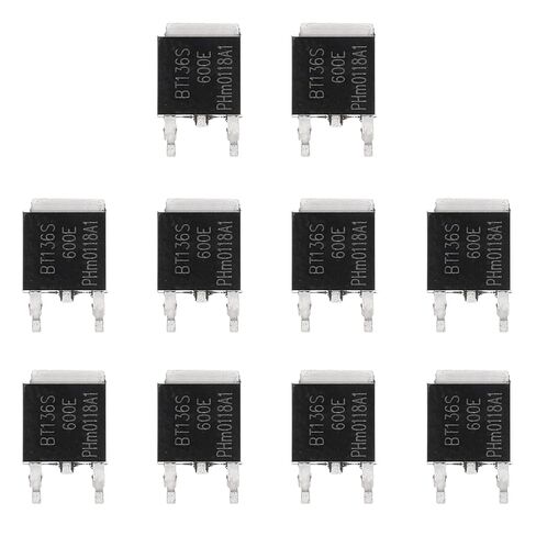 MECCANIXITY BT138S-600E BT138-600 BT138 MOSFET Transistors 12A 600V TO-252 for Electronic Instruments Smart Home Appliances Drones, 10pcs in Saudi Arabia