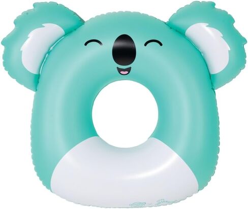 Bigmouth X Squishmallows Squishmlows Brock The Bulldog 36 Inh Ring Pool Float - قابلة للتحصيل قابلة للاسترخاء ورش - ناعمة ودائمة وسهلة التضخيم in Kuwait