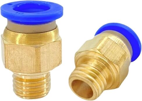 1Pcs Pc External Thread Coarse And Fine Pneumatic Air Pipe Joint(PC12-M16*2) in Saudi Arabia