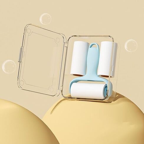 Reusable Lint Roller, Portable Mini Lint Remover, Cat Pet Hair Rollers Travel Size Sticky Cleaner Dog Hair Remover in Saudi Arabia