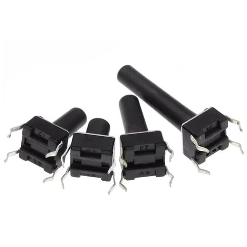 20PCS 4Pin 6 * 6 Tact Push Button Switches DIP 6x6x4.3/5/6/7/8/9/10/11/12/13/14/15 MM(6X6X13MM) in Saudi Arabia