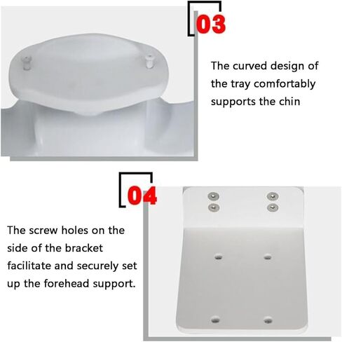 Forehead Support Optometry Accessories, Vision Training Forehead Bracket, Chin Support Lifting Function, with Height Adjustment Knob, for Optical Stores, Vision Care Centers, in Kuwait