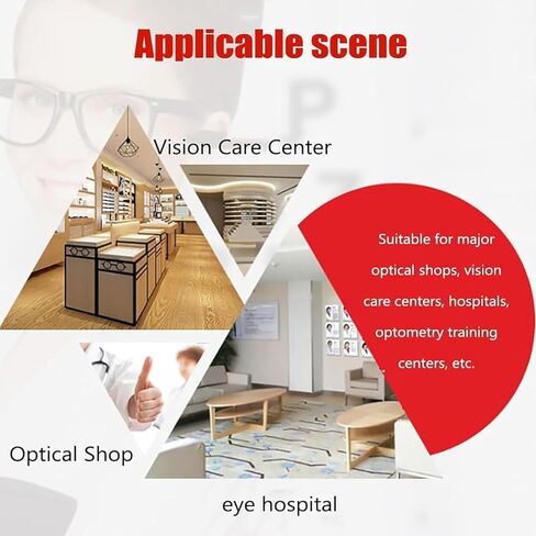 Forehead Support Optometry Accessories, H-Type Vision Training Forehead Support with Height Adjustment Knob, 95MM Lifting Distance, for Auto Refractometer Vision Training Opti in Kuwait