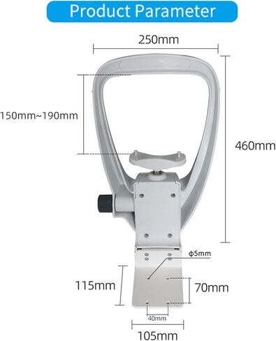 Chin Rest Support Optical Instrument/Vision Training Forehead Bracket/Lifting Chin Bracket/Forehead Rest Knob in Kuwait