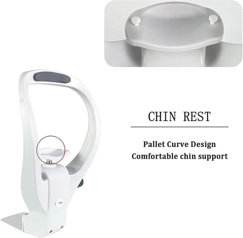 Adjustable Chin Rest Optometry Lifting Chin Bracket Optical Lifting Chin Bracket Forehead Support Plastic Optometry,Optical Instrument Chin Rest Forehead Bracket Set for Auto in Kuwait