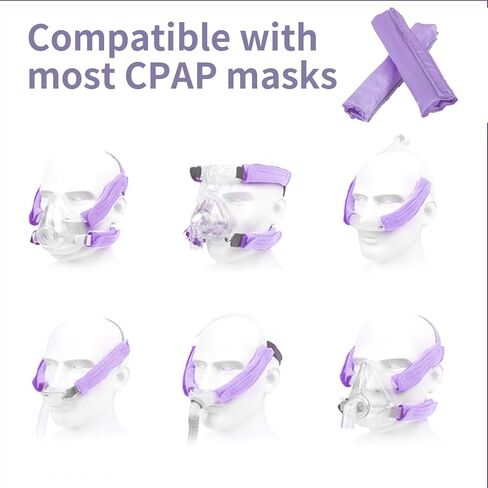 ８حزمة أغطية حزام الساتان، غطاء وسادة الوجه لغطاء الرأس، وسادات مريحة عالمية وقابلة لإعادة الاستخدام، وإكسسوارات وإمدادات C Papa، وسادات غطاء الرأس لتقليل العلامات الحمراء (أرجواني) in Kuwait