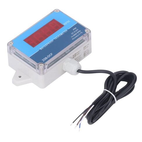 Motor Tachometer, Motor Speed Meter Speed Meter Sensor IP68 LED Digital Display DC 8V to 24V in Saudi Arabia