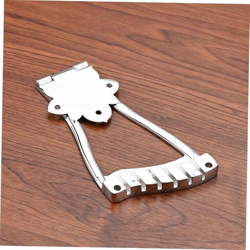 LIFKOME GA418A Guitar Tailpiece Bridge 6-String Chrome Saddle for Electric Guitar Accessories Adjustable Drawing String Board Compatible in Saudi Arabia