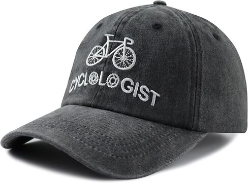 قبعة راكبي الدراجات للرجال والنساء، قبعة بيسبول كلاسيكية مطرزة من القطن قابلة للتعديل in Kuwait