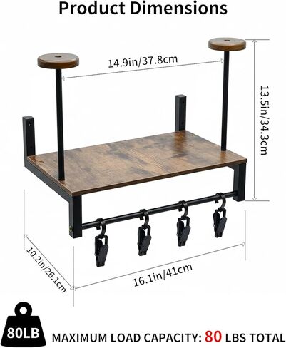 Helmet Rack Wall Mount, Motorcycle Helmets Holder with Wall Storage Hook, Wooden Motorcycle Helmet Display Stand, Retro Bike Helmets Storage Organizer, Motorcycle Accessories for Men in Saudi Arabia