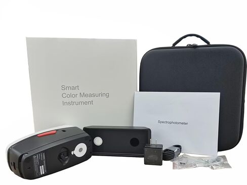 Portable Color Spectrophotometer Paint Color Matching Tool with NetProf Network Calibration D/8 SCI+SCE 0.01 Display Accuracy Φ11mm Φ10mm Φ6mm Φ5mm Φ3mm forPlastic Textile Color Applications in Saudi Arabia