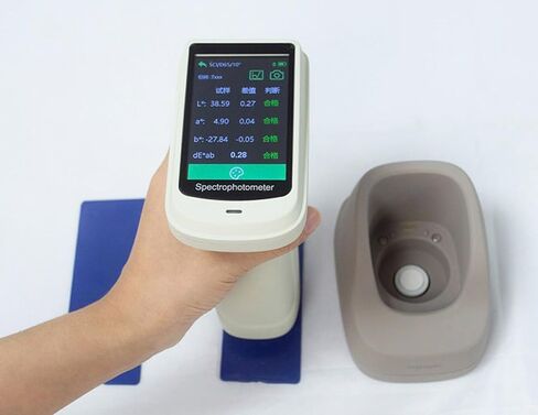 Multi Aperture Spectrophotometer Precise Spectrophotometer with Full-Band Balanced LED Light Source + UV Repeatability ΔE*ab≤0.02 Camera to See The Measurement Area USB，Bluetooth Interface in Kuwait