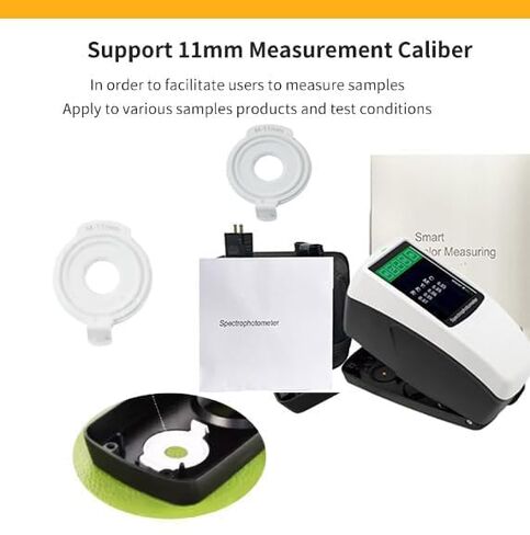 مقياس الألوان الطيفي المحمول المحمول مع D/8 SCI+SCE dE*ab≥0.02 التكرار 0.01 دقة العرض Φ11mm عيار للتحكم في جودة الألوان في طباعة المنسوجات والبلاستيك in Saudi Arabia