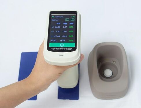 Portable Spectrophotometer Multi Aperture Spectrophotometer with 8 Measuring Aperture Φ11mm，Φ6mm，Φ3mm，1 * 3mm ▽11mm，▽6mm，▽3mm，▽1 * 3mm Geometry D/8,SCI+SCE Repeatability ΔE*ab≤0.02 in Kuwait