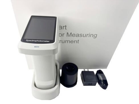 Portable Spectrophotometers Multi Aperture Spectrophotometer with Full-Band Balanced LED Light Source + UV Observer 2°，10° Camera to See The Measurement Area Display Resolution 0.01 in Kuwait