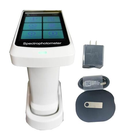 Digital Spectrophotometer Portable Multi-Aperture Spectrophotometer with 8 Measuring Apertures Geometry D/8,SCI+SCE Repeatability ΔE*ab≤0.02 Camera to See The Measurement Area Auto Calibration in Kuwait
