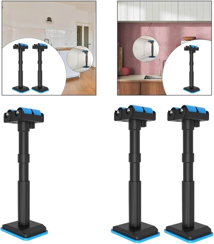 2 Pcs Bathroom Cabinet Door Install Support Frame Woodworking Installation Lifting Tools Adjustable for For Installing Cabinets in Kuwait