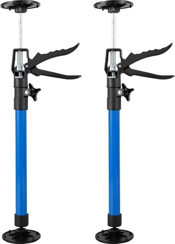 2 Pcs Telescopic Support Rod 11.81/19.69 to 23.23/45.28inch Alloy Pole Adjustable System For Installing Cabinets(Yellow Medium) in Kuwait