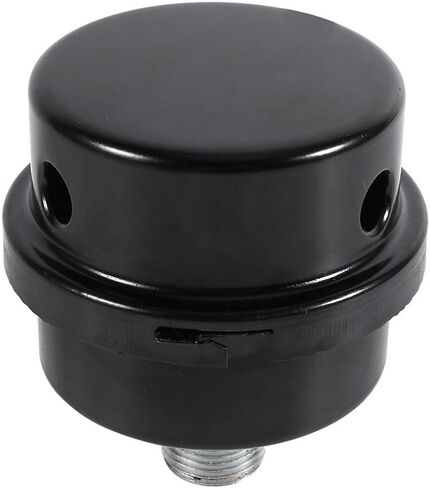 Air Compressor Muffler, Noise Reducing, Dust Blocking, Durable Iron Construction, Intake Filter, 3/8 Inch Fine Thread for Oil Less Models, for Home Workshop, Garage, Construction S in Saudi Arabia