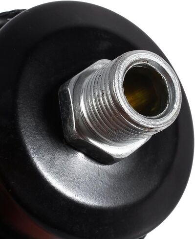 Air Compressor Muffler, Noise Reducing, Dust Blocking, Durable Iron Construction, Intake Filter, 3/8 Inch Fine Thread for Oil Less Models, for Home Workshop, Garage, Construction S in Saudi Arabia