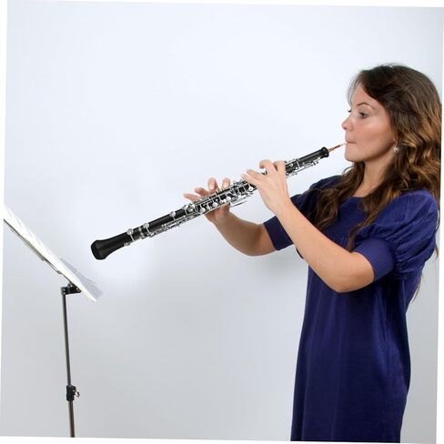 VICASKY 1 Set Key Oboe Instrument with Keys Semi Automatic Design Crafted Composite Wood for Performance Includes Carry Bag Cleaning Cloth Gloves and Reed in Saudi Arabia