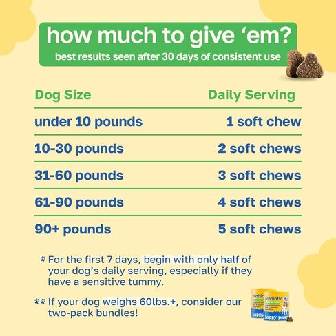 Probiotic Gut Health Support for Dogs, Soft Chews with Probiotics, Pumpkin Seed, Sweet Potato, Fennel, Coconut Oil & Coral Calcium, Organic, Non GMO, Vegan, Chicken Flavor, 100 Count in Kuwait