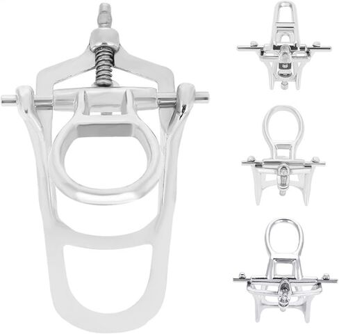 3PCS Dental Articulator Chrome Plated Denture Adjustable Simple Articulator for Oral Cavity(S/M/L) in Saudi Arabia