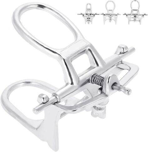 3PCS Dental Articulator Chrome Plated Denture Adjustable Simple Articulator for Oral Cavity(S/M/L) in Saudi Arabia