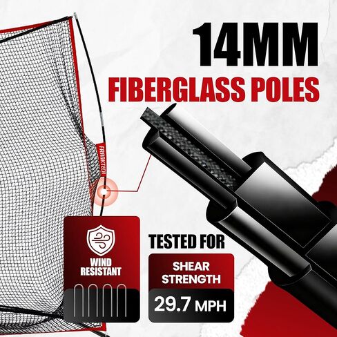 شبكة جولف، شبكة ضرب شديدة التحمل مقاس 10 × 7 أقدام للقيادة في الفناء الخلفي الداخلي والخارجي، تتضمن هدفًا وحقيبة حمل وكرات وهدايا جولف مثالية للرجال والأب وله in Kuwait