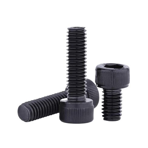 5-50 Pcs Thread Hex Bolts Hexagon Socket Cap Head Screw M1.4 .6 M2 .5 M3 M4 M5 Black Grade 12.9 DIN912 Bolt Long 2-100mm(9mm,M2 (20Pcs)) in Saudi Arabia