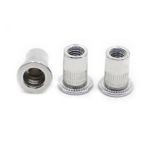 NO.3 4 5 6 8 10 12 Aluminum Flat Head Threaded Rivet Insert Nutsert Cap(M10 10pcs) in Saudi Arabia