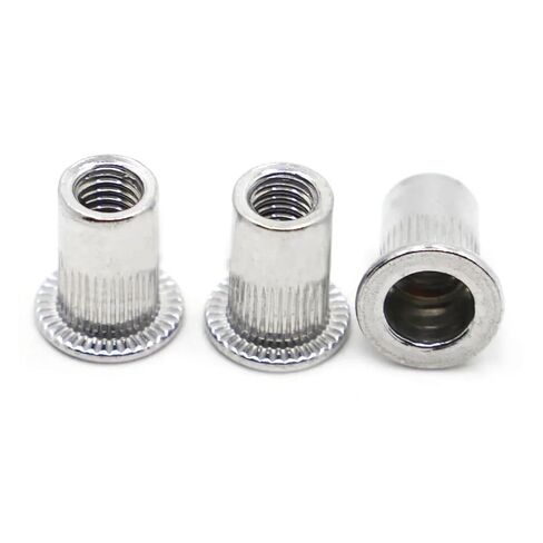 NO.3 4 5 6 8 10 12 Aluminum Flat Head Threaded Rivet Insert Nutsert Cap(M10 10pcs) in Saudi Arabia