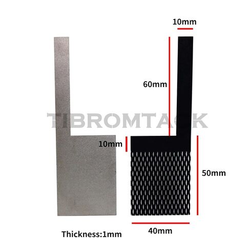 Anode of Titanium Electrochemical Application, Titanium Anode Mesh with MMO Ruthenium-Iridium Coating and Cathode Electrolytic Plate Without Coating in Kuwait