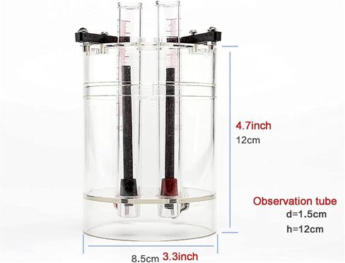 VERIMP Water Electrolyser Water Decomposition Composition Element Hydrogen and Oxygen Middle and High School Chemistry Experimental Equipment Teaching Water Electrolyzer Electrolyte Demonstrator in Kuwait
