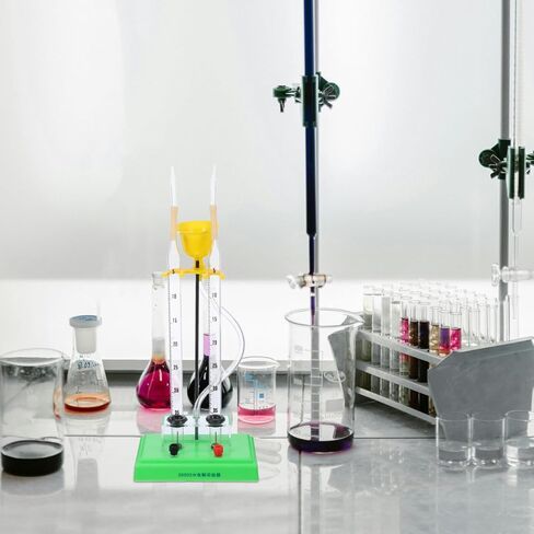 Kichouse Water Electrolysis Experiment Device Teaching Kit for Home School and Laboratory Use Demonstrating Oxygen and Hydrogen Production Electrolyzer Apparatus in Saudi Arabia