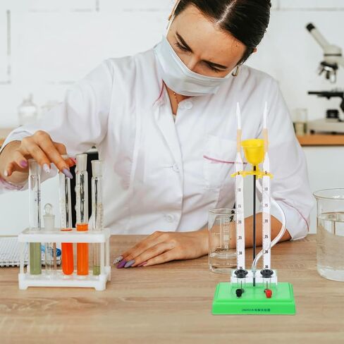 Kichouse Water Electrolysis Experiment Device Teaching Kit for Home School and Laboratory Use Demonstrating Oxygen and Hydrogen Production Electrolyzer Apparatus in Saudi Arabia