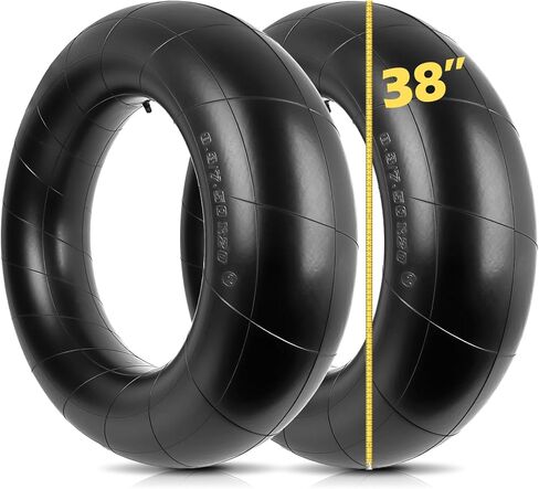 38 Inch Snow Inner Tube 2 Pack, Snow Tube for Snow Sledding and River Floating, Inflatable Butyl Rubber Snow Tube Heavy Duty, Innertubes for Snow Tubing, Pool Closing and Whitewater Adventures in Kuwait