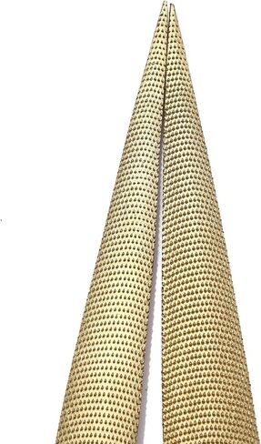 مبرد خشبي، مجموعة مبرد إبرة مبرد خشبي للخشب، أدوات مبرد عرموش خشبية، مبرد خشبي مدبب ذهبي مع مقبض مطاطي في حقيبة هدايا لنحت عبوتين (6 * 8 بوصة) in Kuwait