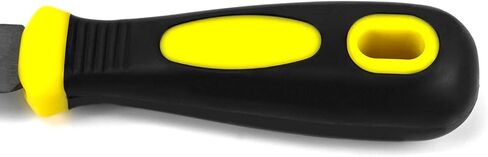 QWORK Semi Round Hand Rasp File, 8 inch T12 Alloy Steel Ergonomic Grip Metal Half Round File for Woodwork, Metal, Leather, Steel, and Plastic in Saudi Arabia