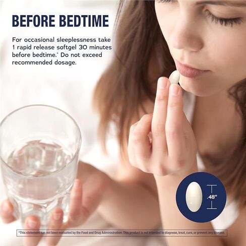 Natural Vitality Melatonin Softgels | 12mg Maximum Strength Supplement | 100% Drug Free | 120 Count in Kuwait