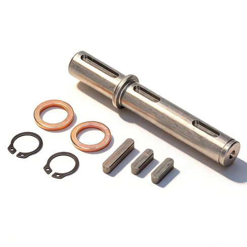 Output Single Shaft Sturdy Alloy Steel Output Shaft for Reduction, Diameter 18mm 0.71in Length 128mm 5.04in for Reducer NMRV040 RV040 Nema34 Stepper Motor in Saudi Arabia